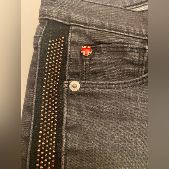 Hudson Jeans Luna Super Skinny Crop Stretch Jeans Size 24 - Picture 1 of 12